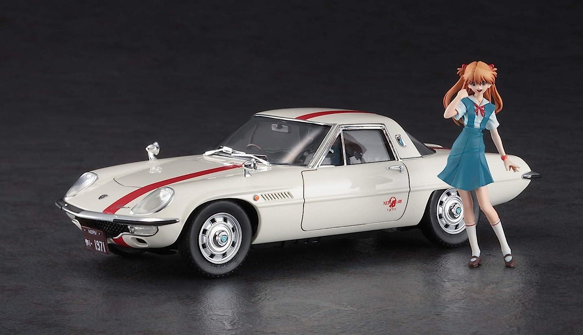エヴァンゲリオン プロダクションモデル02 1/24スケール Rebuild of Evangelion NERV Official Car & Shikinami Asuka