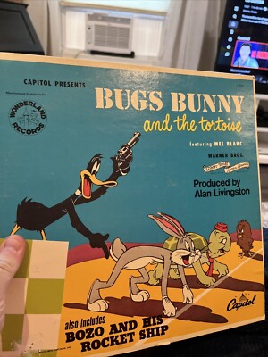 Mel Blanc Billy May  Bugs Bunny & The Tortoise Original Vinyl Record 78 DBX-93