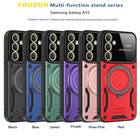 For Samsung Galaxy A55 A22 A15 A04 Magnetic Shockproof Phone Case With Kickstand