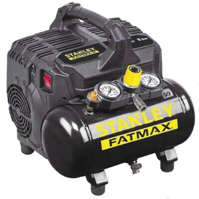 STANLEY FATMAX Leiser Luftkompressor DST 101/8/6 Fassungsvermögen 6 Liter -8 bar