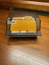 Vintage Rolodex S-300C 125 Petite Card Address Telephone File Organizer Box