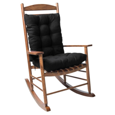 Rocking Chair Cushion Set w/Ties Outdoor Seat Chair Cushions 2Pack Chair Cushion