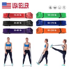 Elastic Resistance Band Strength Loop Gym Exercise Pull Up Fitness Workout Yoga