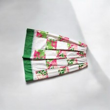 Maxi Boho Festival Hippie Skirt Vintage 60s 70s Patchwork Eyelet Lace