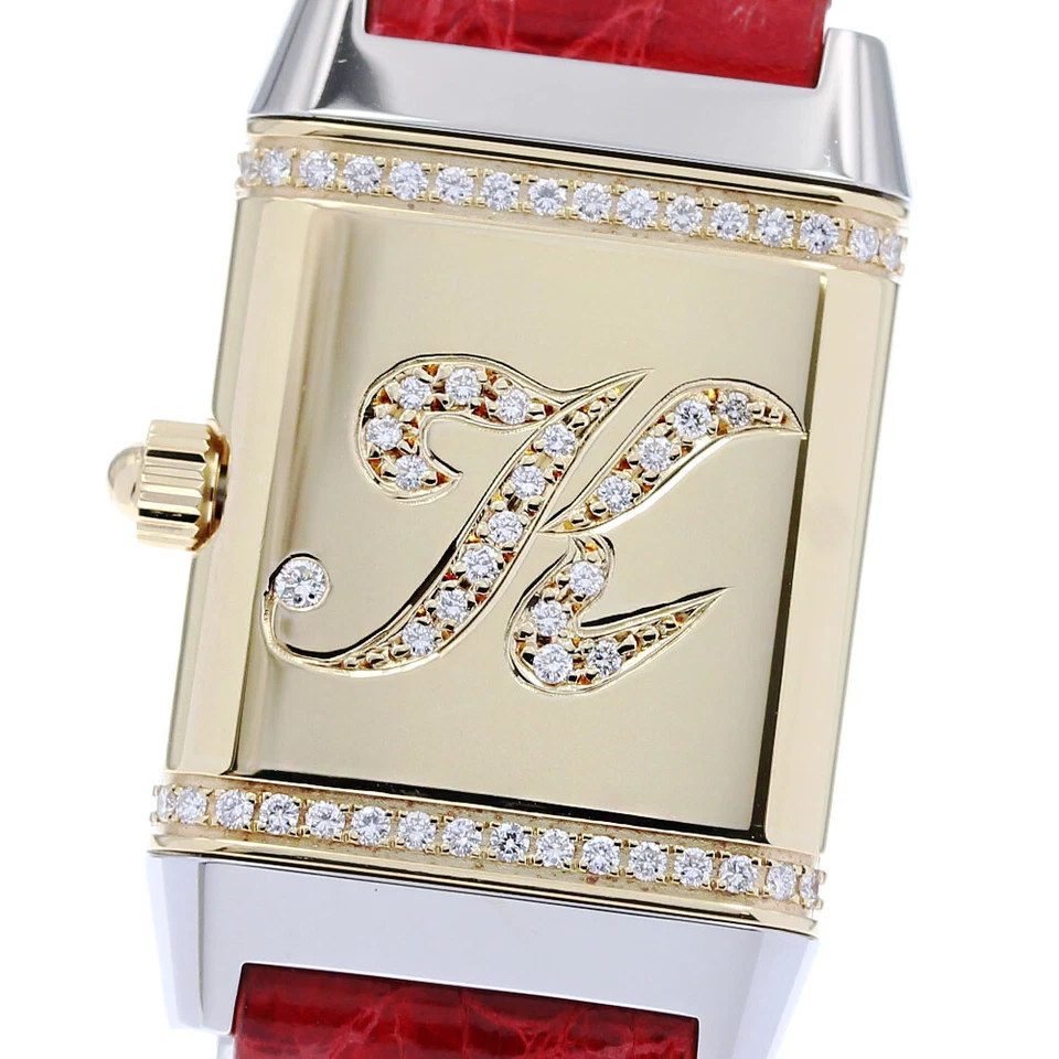 JAEGER-LECOULTRE 265.5.08 Reverso K18YG 女士手表 日本 G1031 — 第 4/4 张图片
