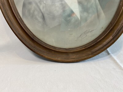 Tableau XIX portrait de femme cadre bois doré Tableau XIX portrait de femme cadre bois doré