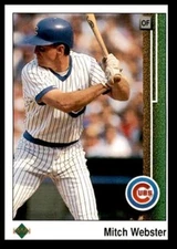 1989 Upper Deck Mitch Webster Chicago Cubs #65