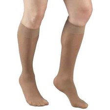 TruForm 1763 Lites Sheer CT Knee High Stockings Compression 8-15 Size / Color