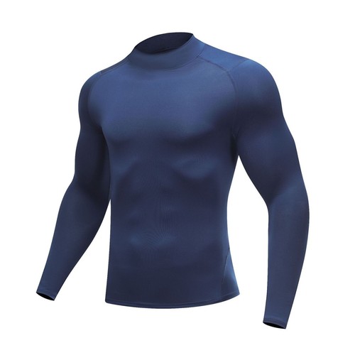 Herren Kompression Thermo Basisschicht T-Shirt Langarm Tops schnelltrocknend Shirts Fitnessstudio - Bild 6 von 11