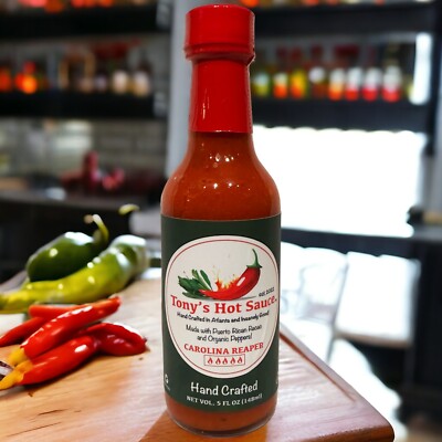 Tony's Handcrafted Hot Sauce-Carolina Reaper