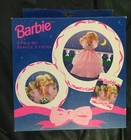 Barbie Dinner Plate Set Mattel Canada 5451 1995 Sealed Unopen 3pce HomePresence