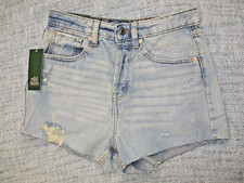 Wild Fable Women's Super-High Rise Cut-Off Jean Shorts Blue- Size 2 New