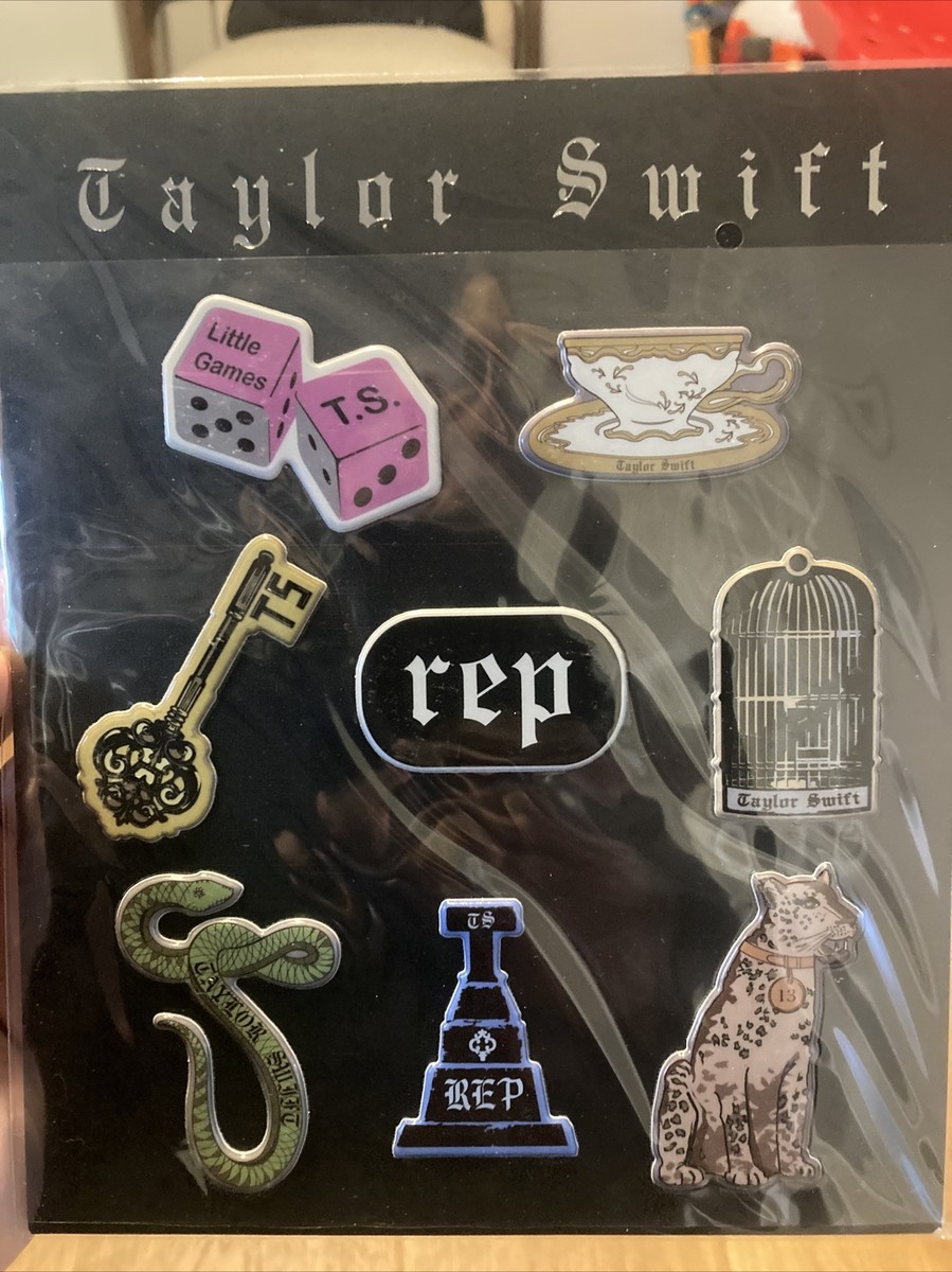 TAYLOR SWIFT REPUTATION LOT /STICKER SET MIP + Book + Stickers +
