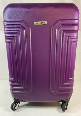 #ad Samsonite Hardside Spinner Carry On Luggage Purple $62.10
