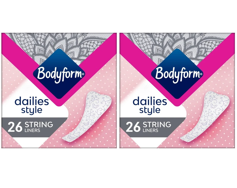 Bodyform Dailies String Slipeinlagen 26 pro Packung 2 Stück