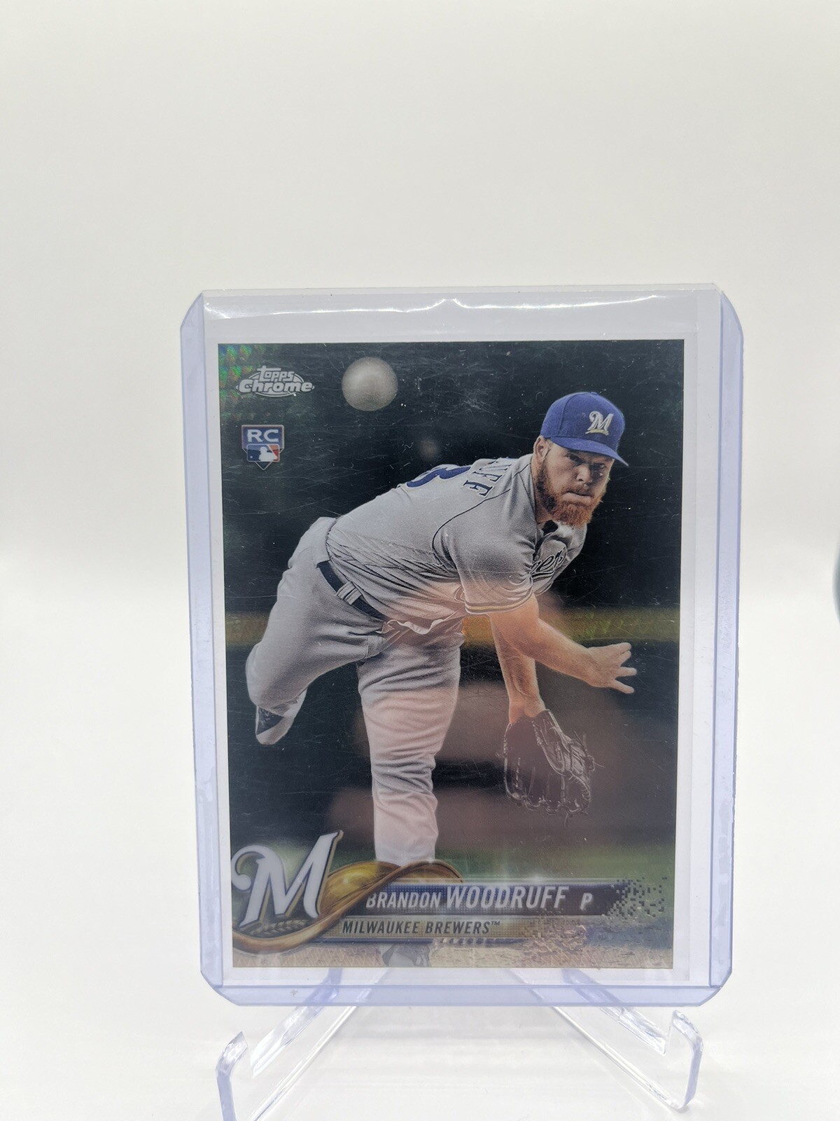 Brandon Woodruff 2018 Topps Chrome #179 - Rookie RC