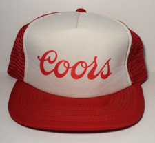 1980s Vintage COORS BEER COORS LIGHT BEER COORS SNAPBACK TRUCKER HAT CAP HIPSTER