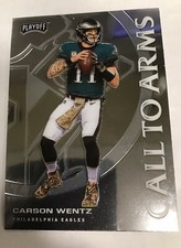 2020 Panini Playoff Carson Wentz Call To Arms FREE Shipping
