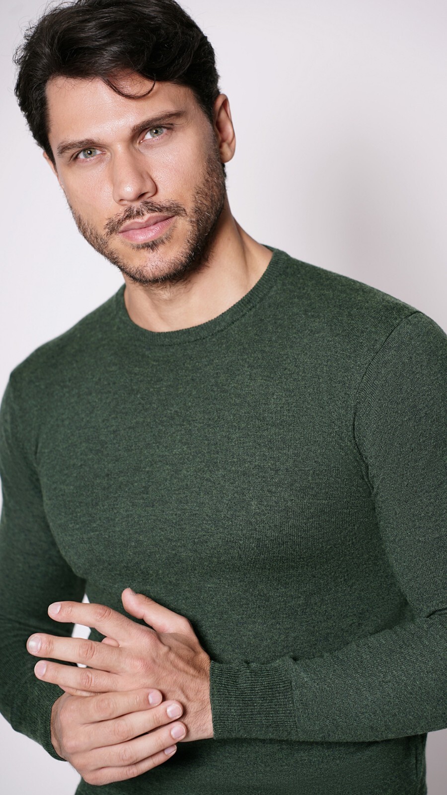 Maglia Uomo Seidensticker - 100% Cotone, Girocollo, Manica Lunga, Vestibilità Regular, Casual Ed Elegante - Foto 11