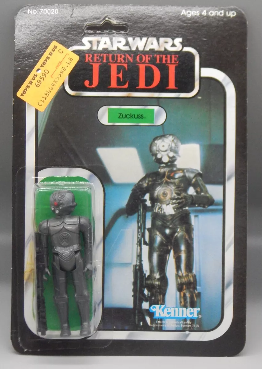 Vintage Kenner STAR WARS Return of the Jedi ZUCKUSS figure SEALED