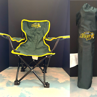 NDSU North Dakota State University Bison NCAA YOUTH Folding Lawn Chair logo 