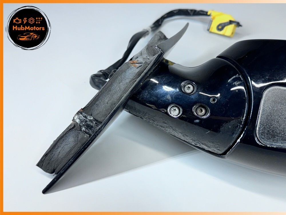 M139 MASERATI 03-08 QUATTROPORTE FRONT RIGHT DOOR REAR VIEW MIRROR BLACK OEM