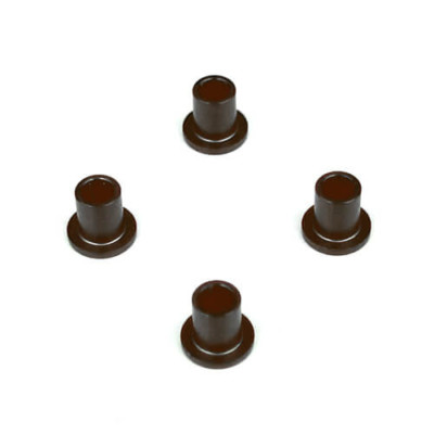 Tekno TKR5554A   Spindle Bushings (SCT/SL, aluminum, hard anodized, 4pcs)