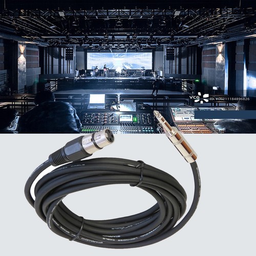 25ft XLR Cable Quarter Inch Stereo to 3-Pin XLR Audio Female Cable Mixer Cable - Picture 4 of 14