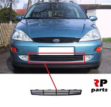 Pare-Chocs Avant Inférieur Central Noir Pour Ford Focus 1998-2002