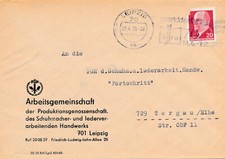 DDR Brief mit Mi.-Nr. 848 AG PGH Leipzig - PGH Fortschritt Torgau, Werbestempel