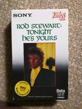 Beta Video Tape - Rod Stewart - Tonight Hes Yours