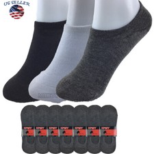 6 Pairs Womens No-Show Liner Low Cut Invisible Loafer Cotton Socks Multi Color