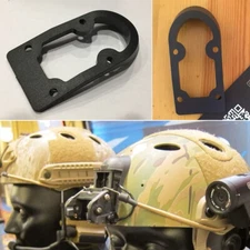 Tactical Hunting NVG Shim Helmet ANVIS Four-hole gasket Adapter Mount
