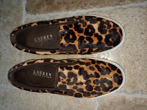 leopard print slip on shoes womens