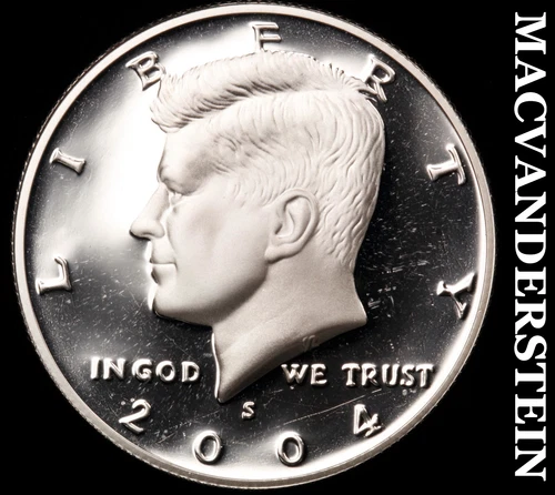 2004-S Silver Kennedy Half Dollar - Choice Gem Proof  Lustrous  #i1872