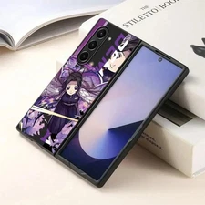 Japan Anime Demon Slayer Back Phone Cover Case for Samsung Galaxy ZFold6 ZFold5