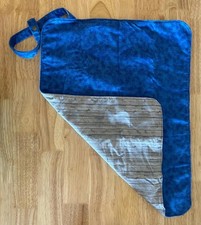 Handmade Compact Waterproof Travel Changing Pad, Convenient Snap Closure