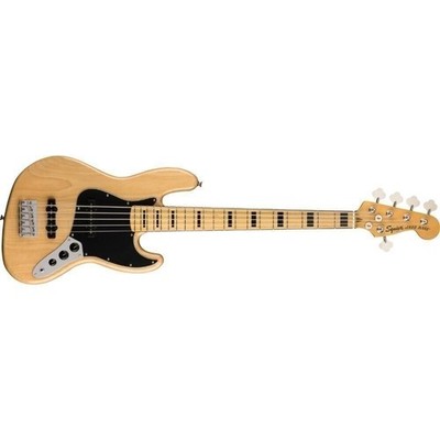 Squier Classic Vibe '70s Jazz Bass  V, Maple Fingerboard, Natural.. -OPEN BOX