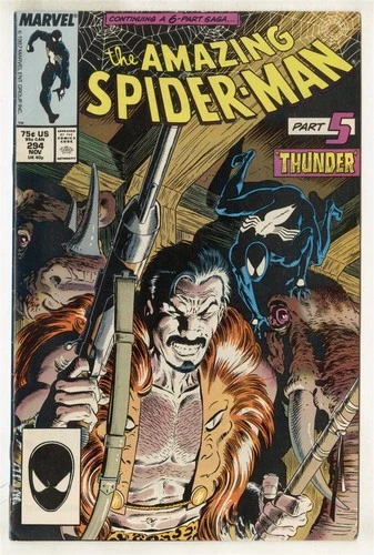 Amazing Spider-Man #294 VF/NM 9.0 white pages  Kraven  Marvel  1987  No Reserve