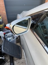 2016 Hyundai i40 Left Passenger Side Manual Fold Wing Mirror Silver 