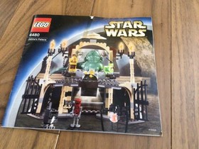 LEGO Star Wars 4480 Jabba's Palace Set Complete with Minifigures and Manual 11in