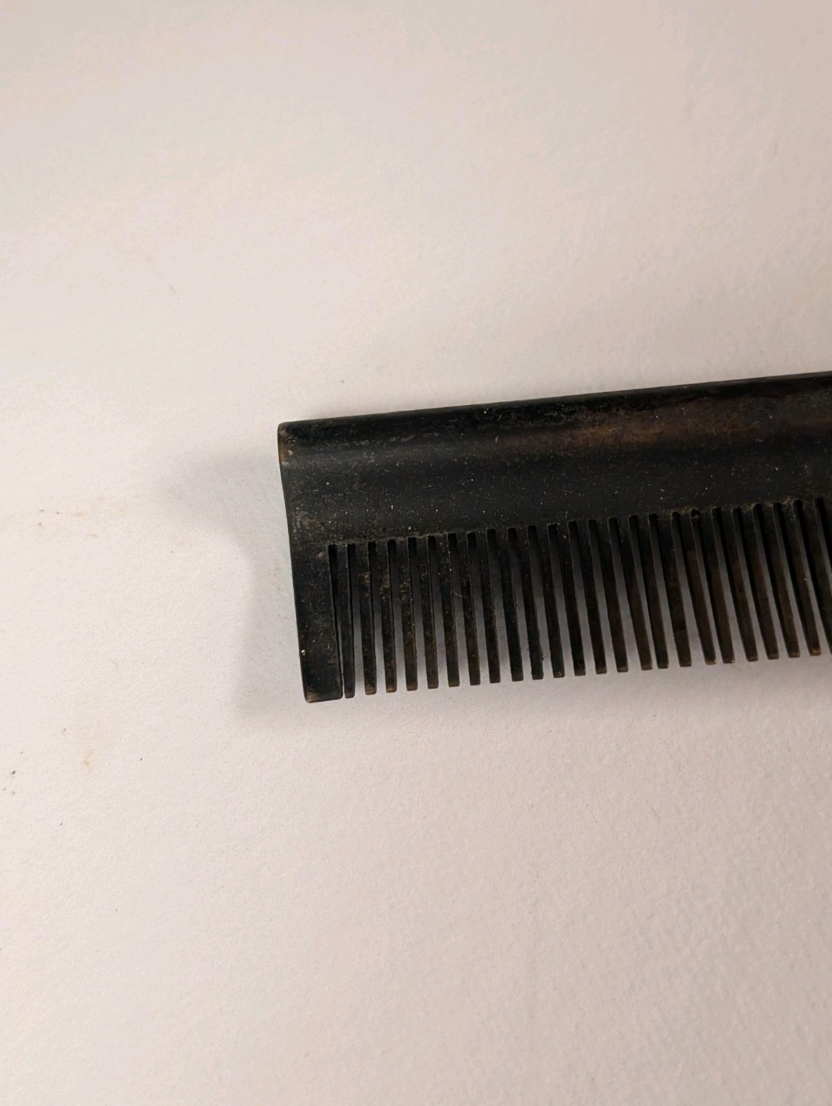 Vintage Kentucky Maid Brass Hair Straightener Pressing Hot Comb Metal Handle