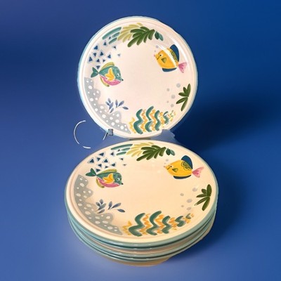 Studio Nova Barrier Reef 10 7/8'' Dinner Plates Y2310 Lot of 6