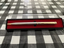 NOS Day-Timer Stainless Steel Ballpoint Pen Blue Ink #1