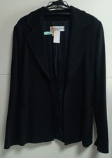 USED CHRISTIAN DIOR BOUTIQUE BLACK TAILORED JACKET GOOD