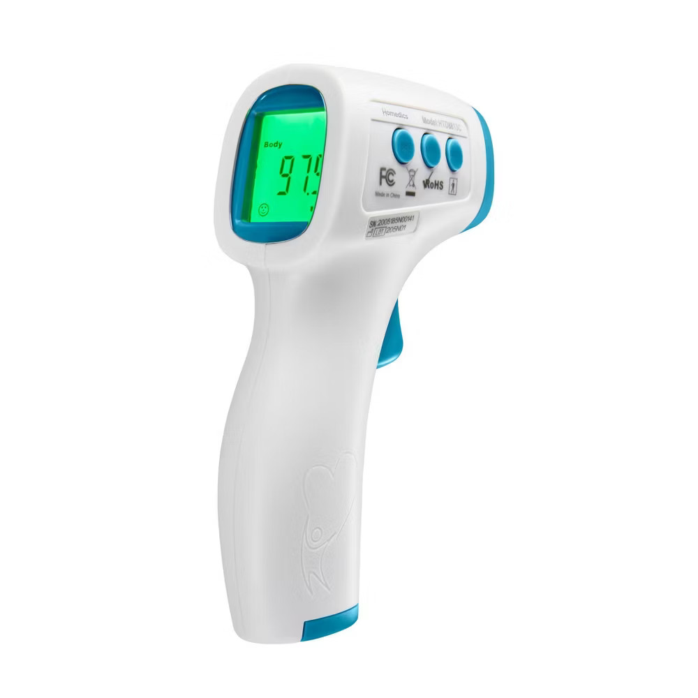 HoMedics No Contact Infrared Digital Thermometer for Body, Food, Liquid