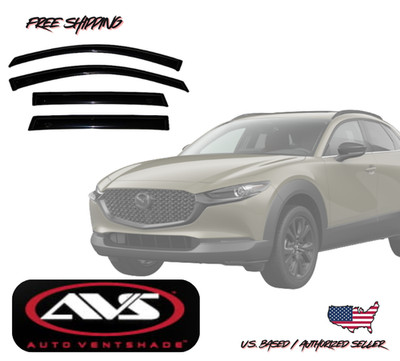 2020-2025 Mazda CX-30 AVS Window Vent Visors Rain Dust Guard Deflector 4PC.