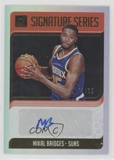 2018-19 Panini Donruss Signature Series Gold 1/10 Mikal Bridges #SG-MKB Auto 0o0