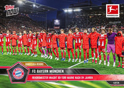 Topps NOW Bundesliga 2025/2026 - Card 166 - FC Bayern München Bundesliga Rekord