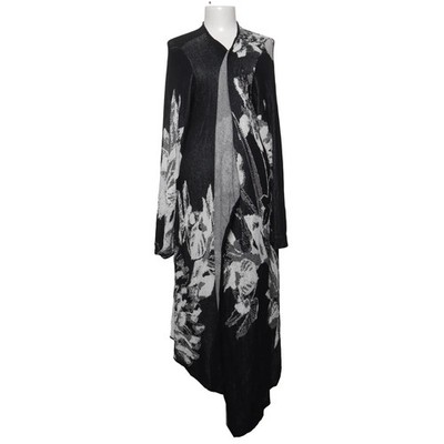 Lala Berlin, Strickjacke, Damen, Größe: L, Schwarz/Weiß, Polyester/Viskose #fES